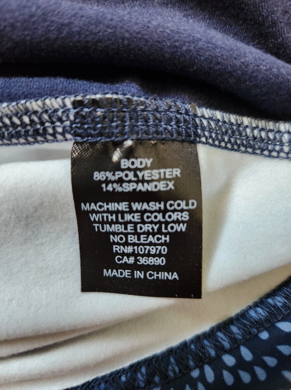 Kerrits 1/4 Quarter Zip Tech Top Long Sleeve Blue Women's Size Medium NWOT - Picture 7 of 10